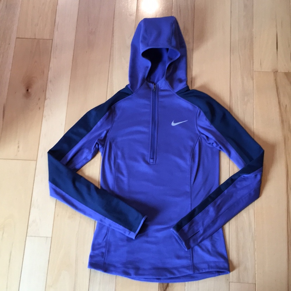 Nike Running Dri-Fit Quarter Zip Hoodie - Lavender